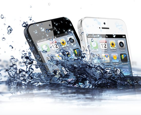 iPhone　水濡れ　アイリブ